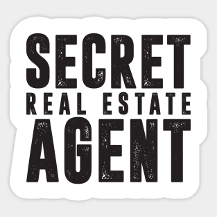 Secret Agent Real Estate T-Shirt Sticker